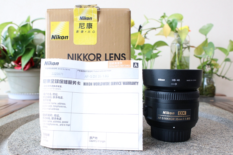 98新二手 Nikon尼康 35/1.8 G 定焦单反镜头回收 329071