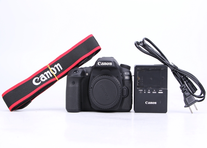 95新二手 Canon佳能 80D 单机 专业单反相机回收006226