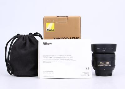 98新二手 Nikon尼康 35/1.8 G 定焦单反镜头回收 241370