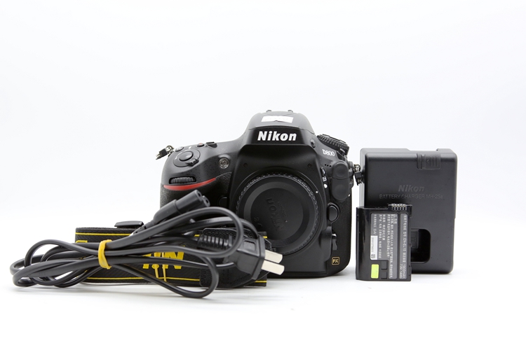 93新二手Nikon尼康 D800 单机 快门20000次回收064495
