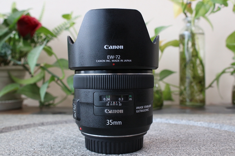 95新二手 Canon佳能 35/2 IS USM 定焦镜头回收 001059