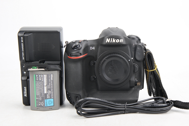 95新二手Nikon尼康 D4单机 快门18512次高端单反 回收001527