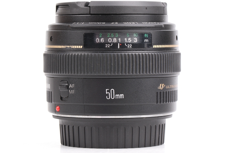 90新二手 Canon佳能 50/1.4 标准定焦镜头回收987197
