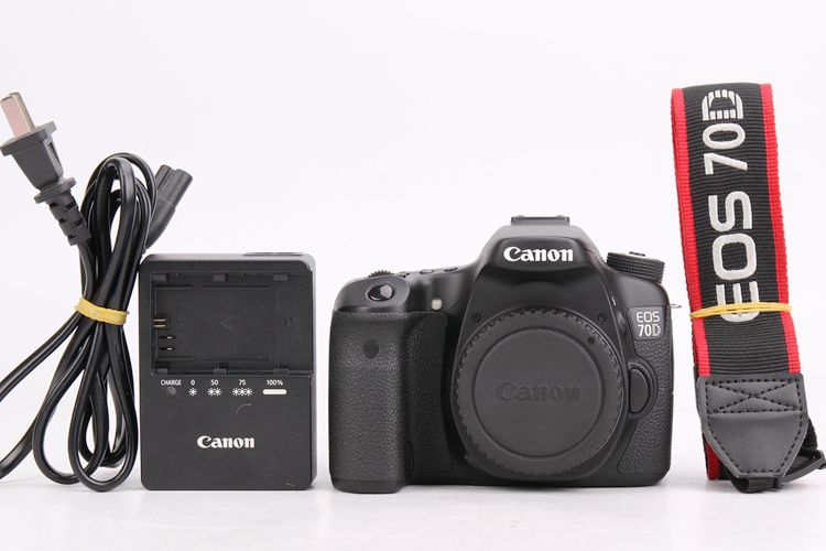 97新二手 Canon佳能 70D 单机 中端单反相机 回收017513