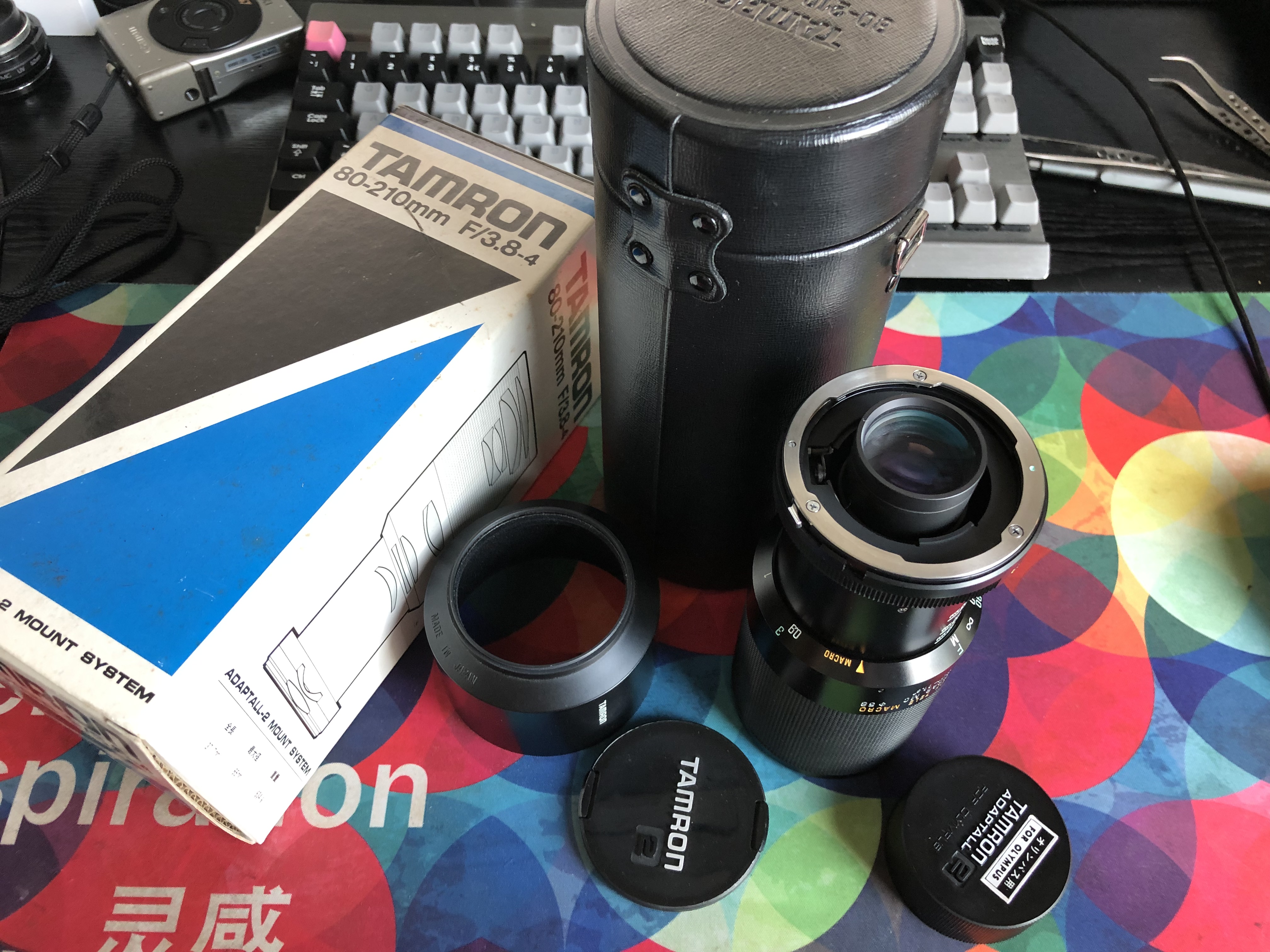 腾龙80-210mm f3.8 镜头 手动长焦头 全套带包装