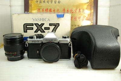 雅西卡 FX-7 135胶卷机械单反相机 胶片机 YC口 收藏模型道具