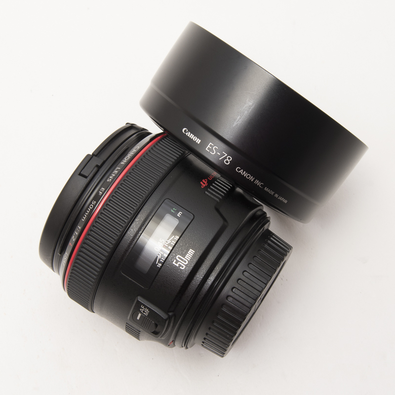 Canon佳能EF 50/1.2L USM 大光圈 标准定焦单反镜头 97新 NO:4926