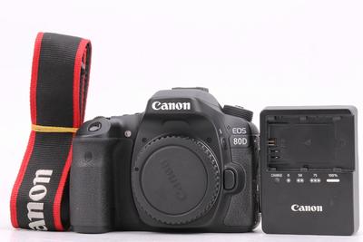 95新二手 Canon佳能 80D 单机 专业单反相机回收 003838
