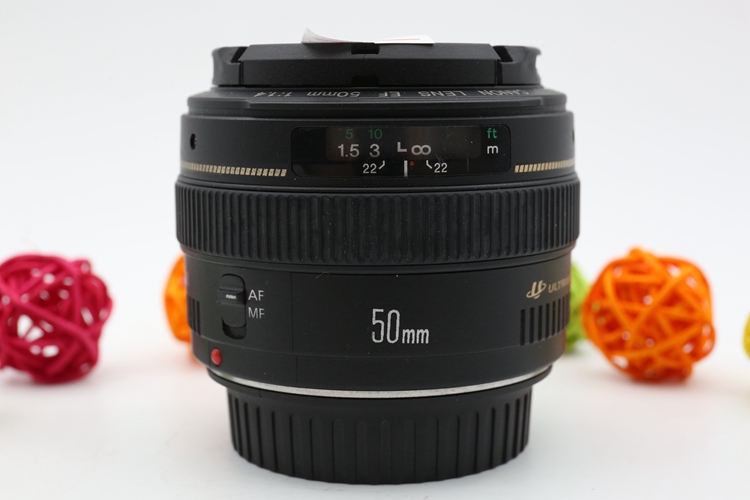85新二手 Canon佳能 50/1.4 标准定焦镜头回收 587529