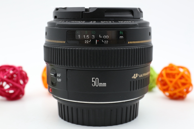 85新二手 Canon佳能 50/1.4 标准定焦镜头 回收587525