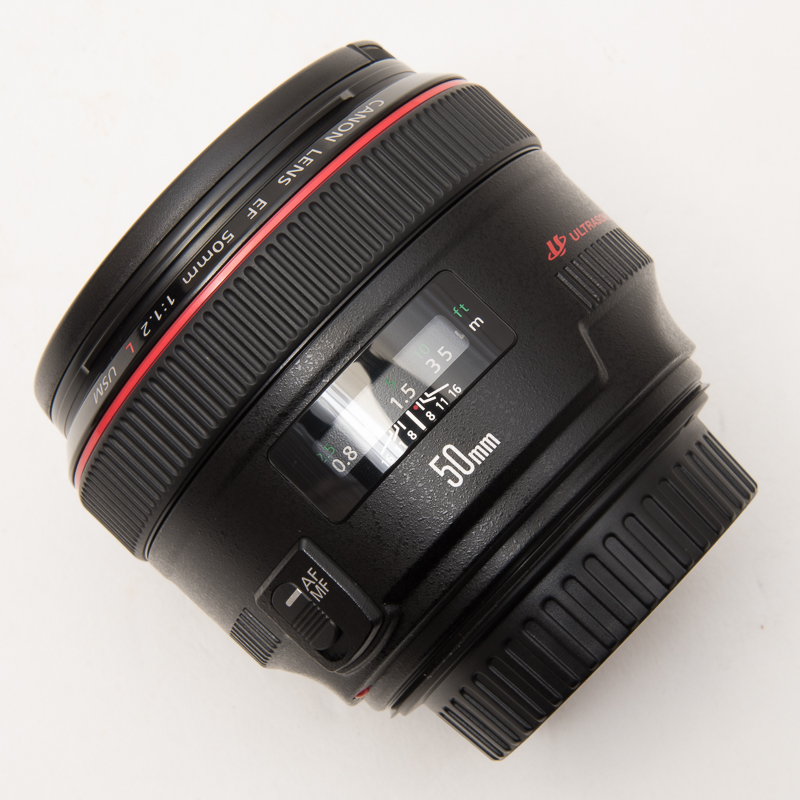 Canon佳能EF 50/1.2L USM 大光圈人像自动单反镜头98新#1591 UX年