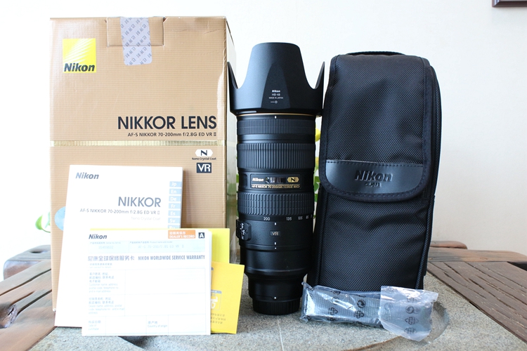 95新二手Nikon尼康 70-200/2.8 G VR II 大竹炮 回收469632