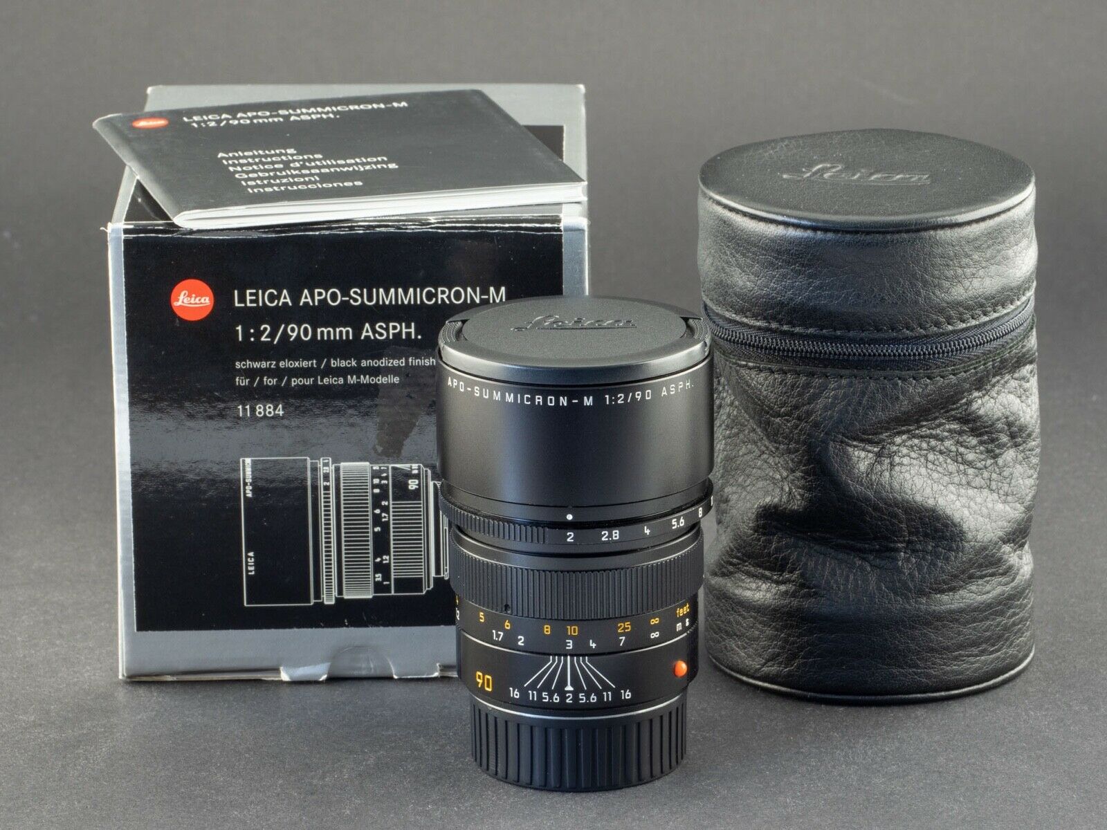 徕卡 Leica M 90/2 APO ASPH 原厂6-BIT 带包装