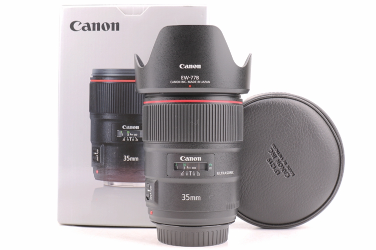 97新二手Canon佳能 35/1.4 L II USM二代红圈定焦镜头回收 001115