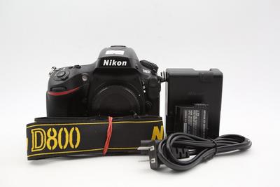 96新二手Nikon尼康 D800 单机 快门13200次 回收053765