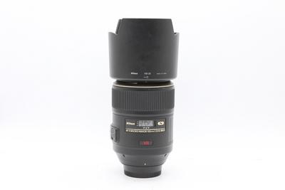 95新二手Nikon尼康 105/2.8 G ED VR 百微镜头回收 065919