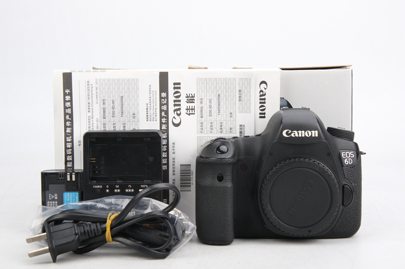 90新二手Canon佳能 6D 单机 高端单反相机回收 T00366