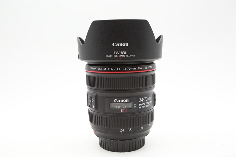 95新二手 Canon佳能 24-70/4 L IS USM变焦镜头回收007523