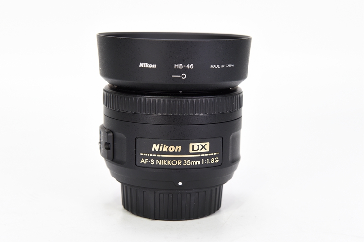 95新二手 Nikon尼康 35/1.8 G 定焦单反镜头回收326415