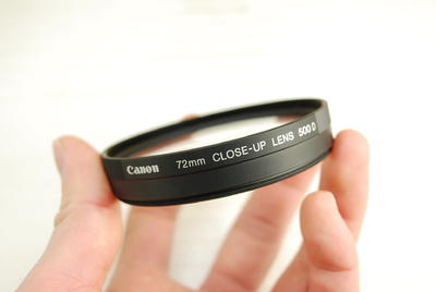 佳能 72mm CLOSE-UP 500D 近摄镜 微距放大 单反镜头使用