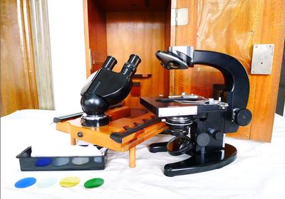 德国蔡司双目高级光学显微镜,50年代德国 ZEISS
