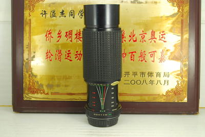PK口 CIMKO 75-300 F5.6 MC MT Series MC 手动单反镜头 恒圈长焦