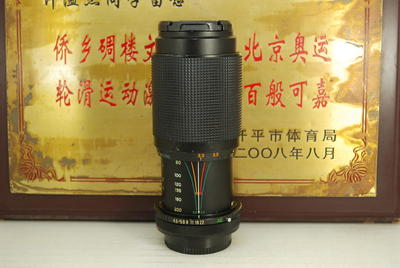  佳能FD口 CIMKO 80-200 F4.5 Macro MT Series 手动镜头 长焦