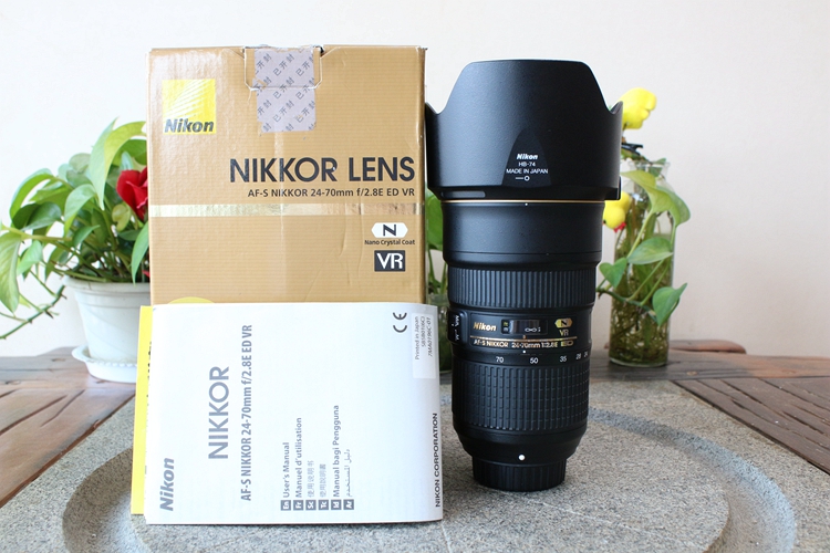 95新二手Nikon尼康 24-70/2.8 E ED VR 变焦镜头 回收068095