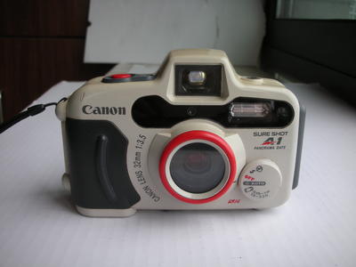 很新白色佳能A-1经典胶片潜水胶卷相机，收藏使用