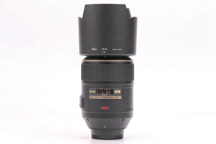 96新二手Nikon尼康 105/2.8 G ED VR 百微镜头回收029060