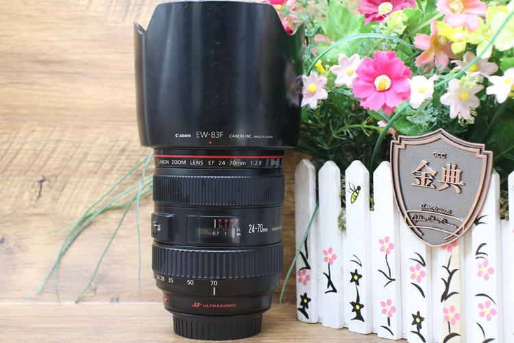 95新二手Canon佳能 24-70/2.8 L USM一代红圈镜头回收243611