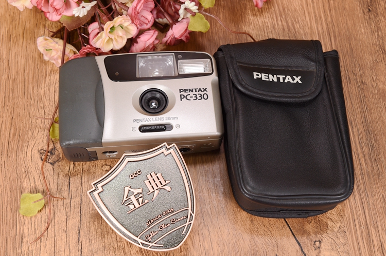 90新二手宾得PENTAX PC-330定焦全自动胶卷胶片相机 357111