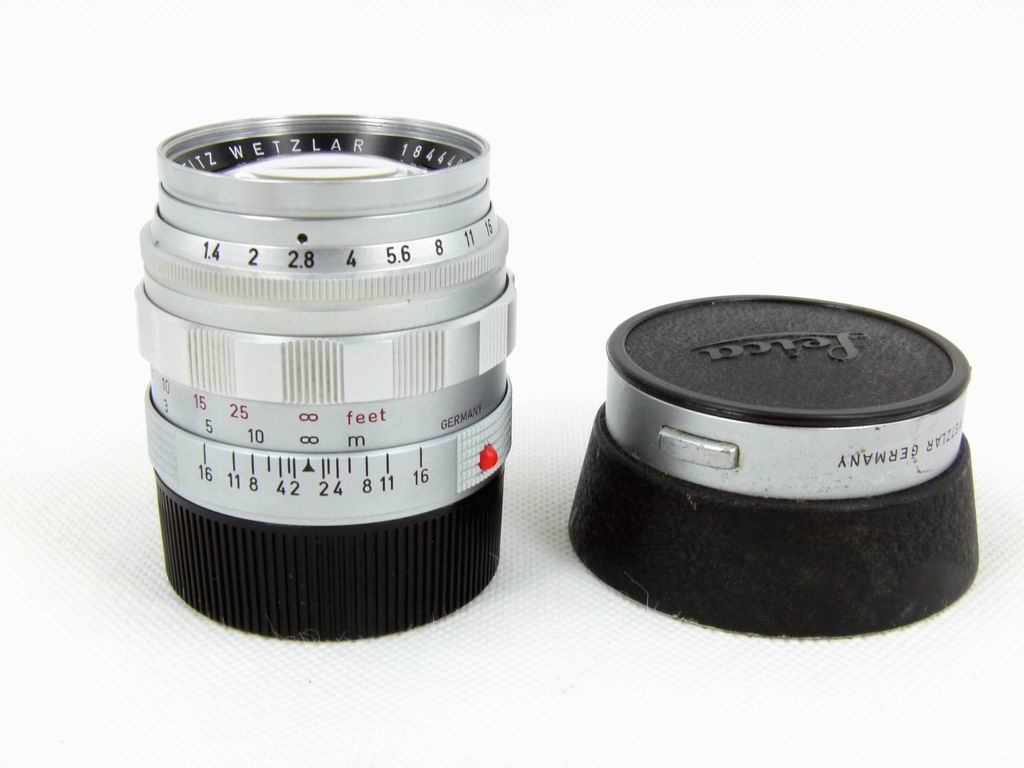 华瑞摄影器材-徕卡Leica Summilux-M 50/1.4 二代银
