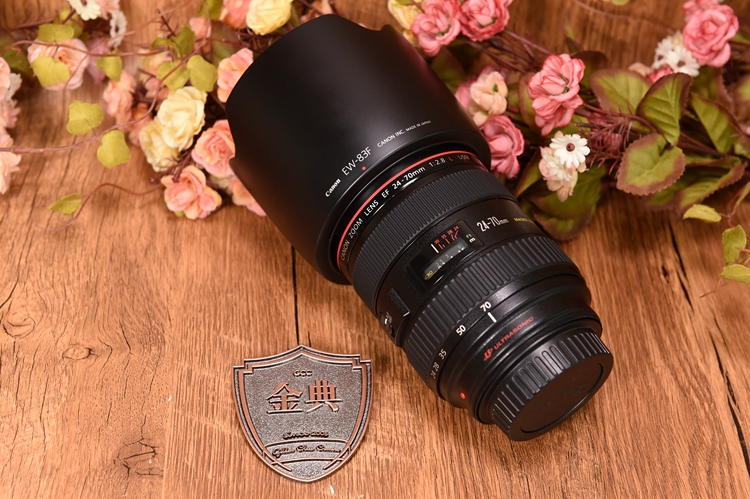 95新二手Canon佳能 24-70/2.8 L USM一代红圈镜头回收 754312