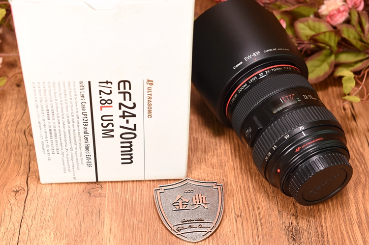 95新二手Canon佳能 24-70/2.8 L USM一代红圈镜头回收 416905