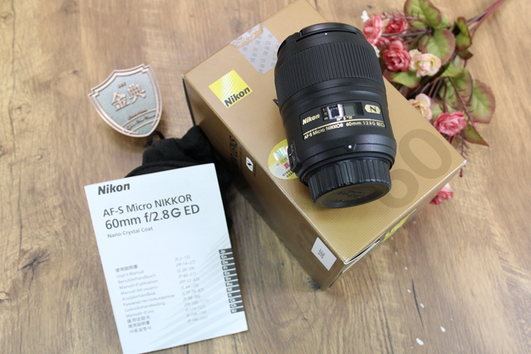 95新二手Nikon尼康 60/2.8 G ED AF-S Micro微距镜头回收266136
