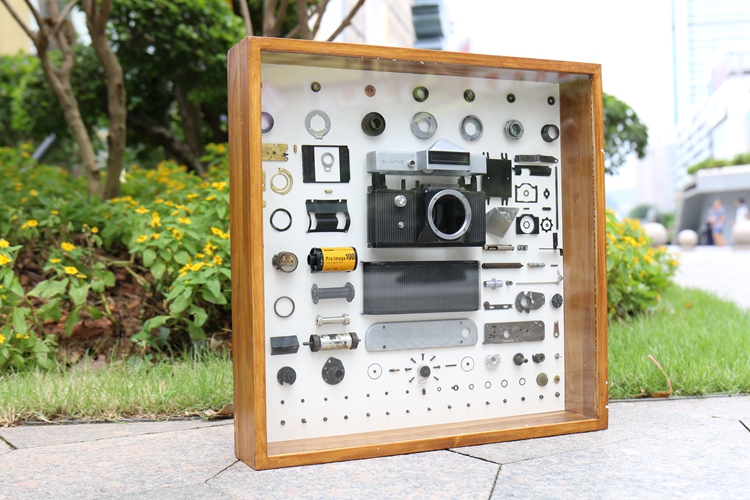 老相机 胶卷照相机 3EHNT-E 装饰拆解复古挂件 无号