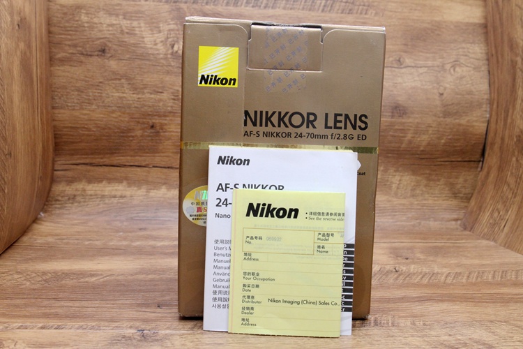 98新二手Nikon尼康 24-70/2.8 G ED 变焦镜头968932