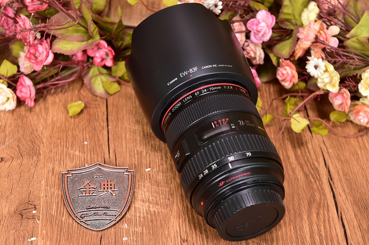 95新二手Canon佳能 24-70/2.8 L USM一代红圈镜头回收602651