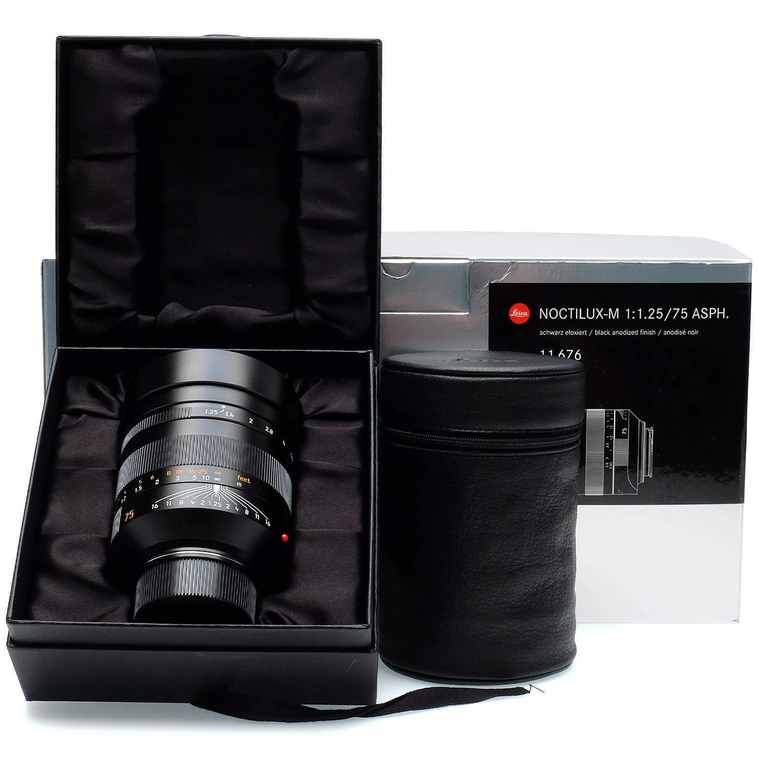 徕卡 Leica M 75/1.25 SUMMILUX-M ASPH 6-BIT 顶级镜头 带包装