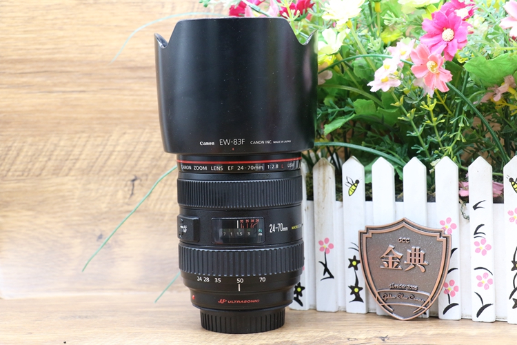 95新二手Canon佳能 24-70/2.8 L USM一代红圈镜头回收 071374