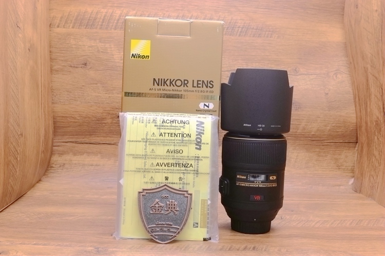 98新二手Nikon尼康 105/2.8 G ED VR 百微镜头回收 105989