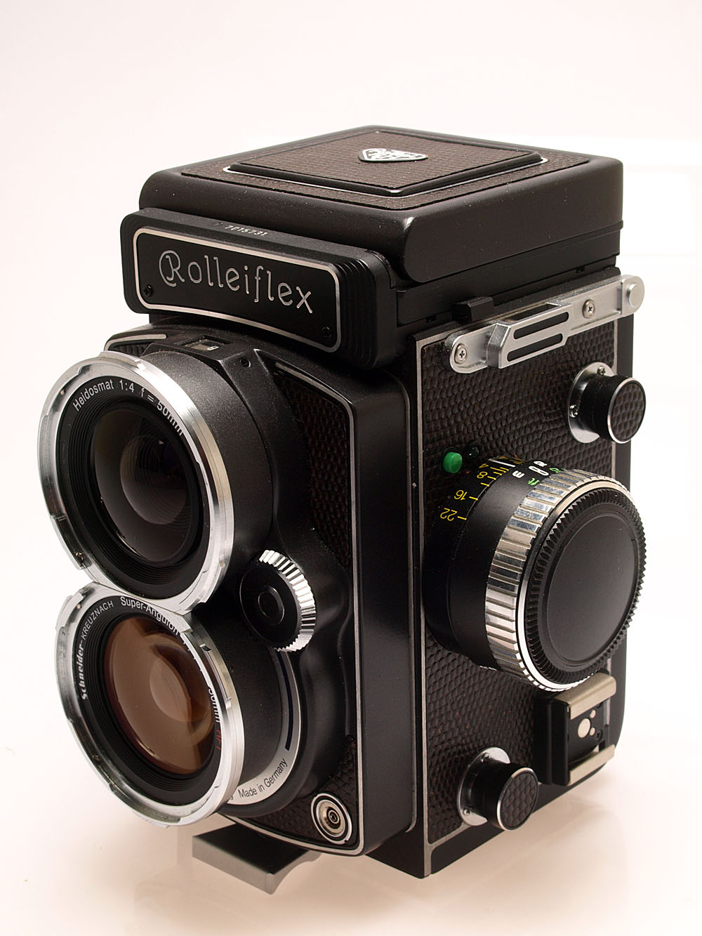 禄莱 Rolleiflex 4.0FW 广角双反相机 带包装 皮套 光罩 滤镜
