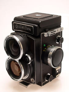 禄莱 Rolleiflex 4.0FW 广角双反相机 带包装 皮套 光罩 滤镜