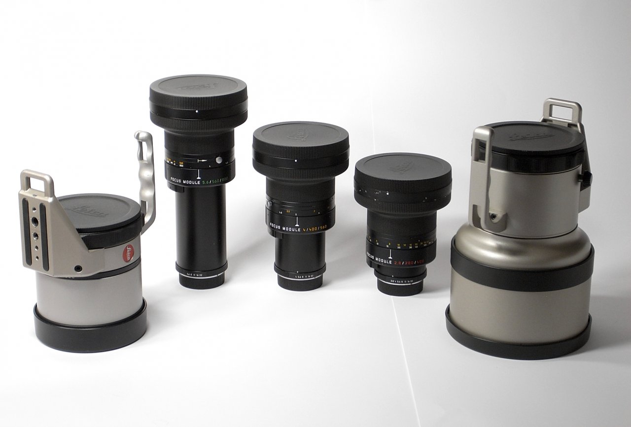徕卡Leica R Module 长焦组合系列，五件套（3后组，2前组）