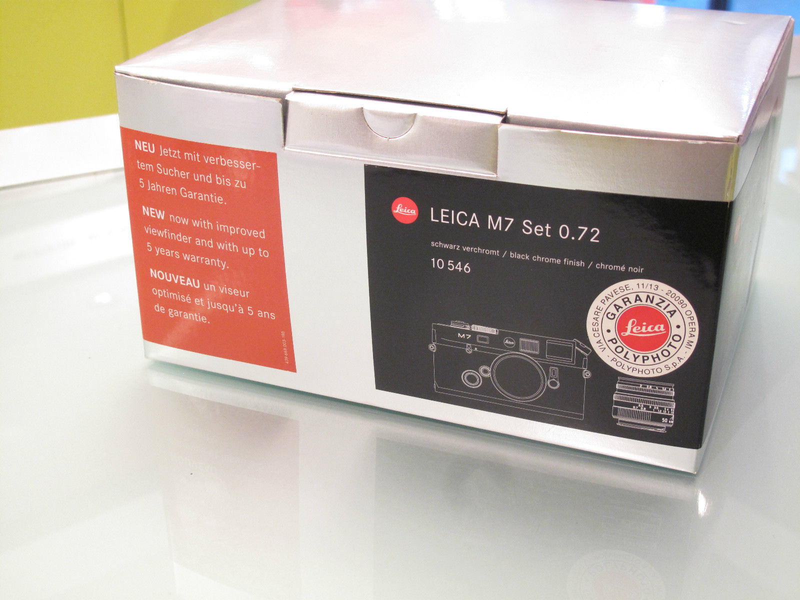 全新 徕卡 Leica M7 TTL 0.72 + M 50/2 套机 新品 带包装