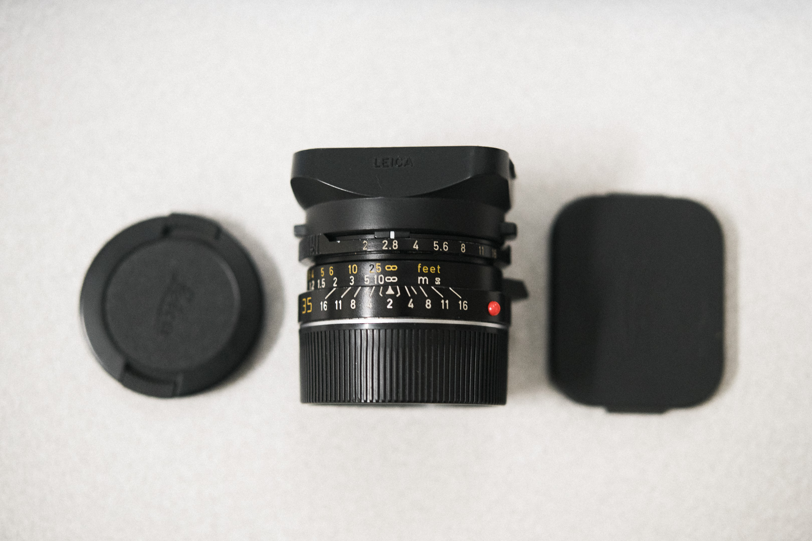徕卡 Leica M 35/2 SUMMICRON-M IV代 加产7枚玉 带光罩（虎爪）