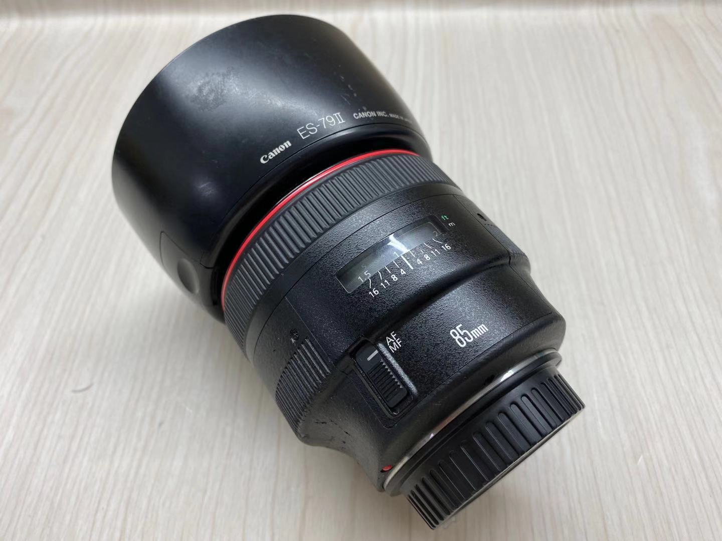 《天津天好》相机行 95新 佳能EF 85/1.2L II USM 镜头