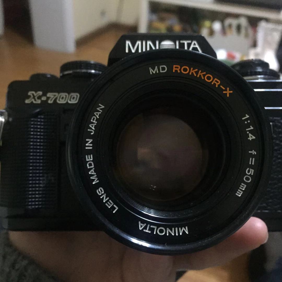 Minolta X-700+黄标MD 50/1.4 大光圈镜头+配件