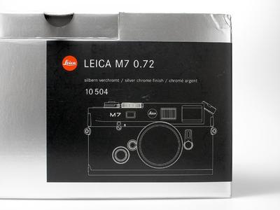 徕卡 Leica M7 TTL 0.72 银色机身 带包装